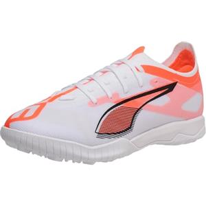 Puma Ultra 5 Match TT, Scarpe da Calcio Unisex - Adulto, Puma White Puma Black Glowing Red, 45 EU