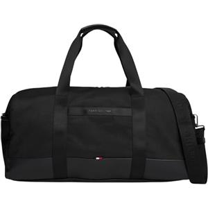 Tommy Hilfiger Uomo Borsa Duffle Bag Nylon Travel Borsone da Viaggio, Nero (Black), Taglia Unica