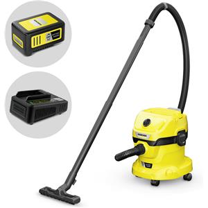 Karcher WD 2-18 - Bidone aspiratutto - Fusto 12 l - 18V 5Ah