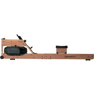 Cecotec Vogatore Casa Resistenza Acqua Drumfit Rower 20000 Neptuno Wood. Serbatoio 13L, App, Sellino Regolabile, Schermo LCD, Supporto per Dispositivi, Doppio Manubrio