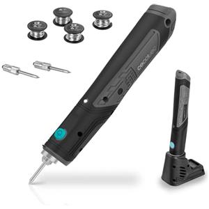 Cecotec Saldatore Senza Fili CecoRaptor Perfect Solder 360 Advance. 4 V e 1500 mAh, 8 W, Temperatura di 450ºC, Multicolore, Riscaldamento 20"