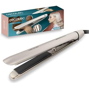 Cecotec Piastra per Capelli Stretta Lisse 880 HidraProtect. 48W, Tormalina, Rivestimento Cheratina e Olio di Argan, Funzione Pro Ionizer, Piastre Galleggianti 3D, 4 Temperature, Indicatori LED