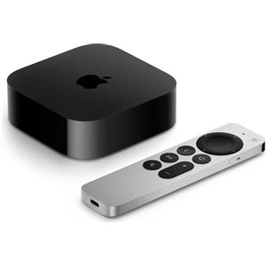 Apple Box smart TV Apple 4K Nero, Argento Ultra HD 128 GB Wi-Fi Collegamento ethernet LAN [MN893FD/A]