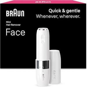 Braun Face Epilatore Viso Donna con Rifinitore di Precisione, FS1000 Bianco