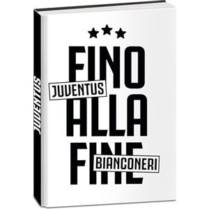 Seven Diario Scuola Juventus Standard 12 Mesi, Bianco Nero, Copertina Rigida, Prodotto Ufficiale, Accessori Zaino, Ragazzo