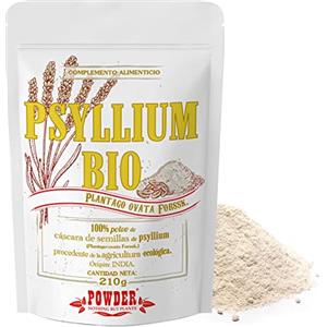 Powder PSILLIO BIO IN POLVERE * 30 razioni / 210 g * Fonte naturale di fibre, lassativo, azione protettiva sulla mucosa intestinale * 100% soddisfatti o rimborsati * Fabbricato in Francia