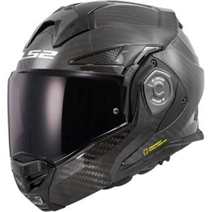 LS2, Casco moto modulare ADVANT X CARBON Solid Carbon, M