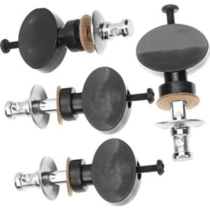 ibasenice Piroli e Materiale Sicuro per Ukulele 4pezzi di Accordatura Manopole Piccole e Rotonde Corpo in Metallo Resistente per Accessori Musicali Strumenti a Corda