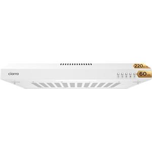CIARRA Cappa Aspirante Sottopensile 60 cm, Scarico/Ricircolo, CAW6903A