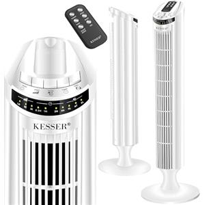 KESSER® Ventilatore a torre con TELECOMANDO - ventilatore a colonna con display a LED - ventilatore a piantana - climatizzatore
