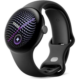 Google Pixel Watch 5 (41mm) Smartwatch Nero/Cinturino Nero Ossidiana, Wi-Fi | Con display bombato, tracker per fitness e benessere, e assistente virtuale Gemini