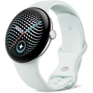 Google Pixel Watch 5 (45mm) Smartwatch Argento/Grigio Nebbia, Wi-Fi | Con display bombato, tracker per fitness e benessere, e assistente virtuale Gemini