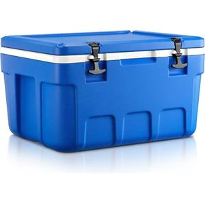 FOHERE Ghiacciaia 70QT / 66L senza elettricità, mantiene il ghiaccio fino a 4 giorni, frigorifero portatile passivo con isolamento in PU, per campeggio, pesca, spiaggia e auto