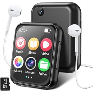 OGVDOE 64GB Lettore MP3 Bluetooth 5.4, 720P HD Telecamera, 2,0 Pollici