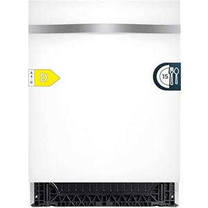 Cecotec Lavastoviglie Integrata 60cm Bolero Aguazero 6320 Full-BI White Glass D. 1900W, 15 Coperti, 8 Programmi, Display FullColor, Smart Wash, Turbo Dry+, AutoClean, Dual Zone Wash
