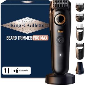 King C. Gillette Rasoio Elettrico Barba Pro Max con Accessori