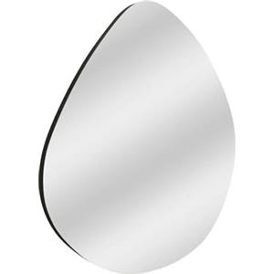Dmora - Specchio Menkar, Specchiera, Articolo d'arredo a muro, Decorazione con specchio, 60x2h60 cm, Nero