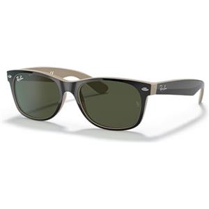 Ray-Ban New Wayfarer, Occhiali da sole, unisex ,Marrone, 52 mm