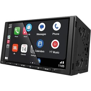 JBL Legend 700D Autoradio Multimediale 2-DIN 7 in CarPlay Android Auto | 4 x 50 W max, DAB/DAB+, Bluetooth 5.0, 6 uscite preamp 4 V, EQ 16 bande, USB e AUX, ingresso retrocamera, antenna GPS