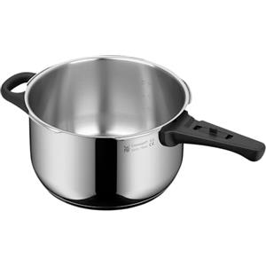 WMF Perfect - Pentola a pressione a induzione, 4,5 l, senza coperchio, in acciaio INOX Cromargan lucidato