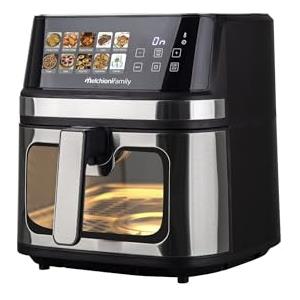 Melchioni Friggitrice Ad Aria Gaia Plus 8lt 2200w Display Colori Nero
