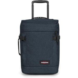 Eastpak Tranverz XXS Valigia Cabina (45 x 32 x 20 cm), Bagaglio a Mano Leggero con Ruote, Chiusura TSA & Doppio Scomparto, Trolley da Viaggio Idrorepellente - TRIPLE DENIM