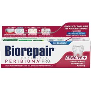 Biorepair Peribioma PRO Dentifricio con Probiotici, 75 ml