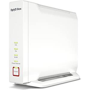 FRITZ! AVM Box 4060 Edition International, Router Wi-Fi 6 Tri Band Fino A 6.000 Mbit, S, Wan A 2.5 Gb, 3X Lan Gb, 1X Usb, Access Point, Mesh, Base Dect, Media Server, Interfaccia In Italiano, Bianco