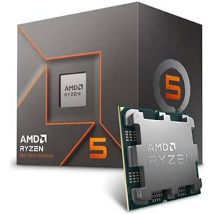 AMD Processore AMD Ryzen 5 8400F (6 Core/12 threads, 65W DTP, AM5 Socket, 22MB Cache,Boost di Frequenza fino a 4.7GHz max, con dissipatore ad aria Wraith Prism Cooler)