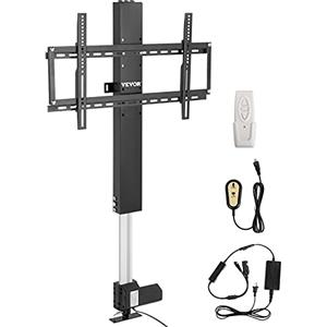 VEVOR Supporto TV Motorizzato a Schermo LCD/LED/OLED Gamma Regolabile 107,4-187,4 cm, Supporto TV Motorizzato Adatto per Ascensore TV max. 60 pollici