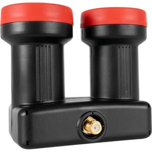 Megasat Diavolo Monoblock Single LNB - per Astra & Hotbird - Nero/Rosso