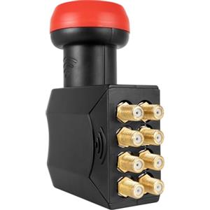 Megasat Diavolo Octo LNB - Universale per 8 utenti - Nero/Rosso