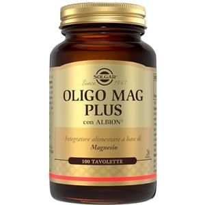 Solgar Oligo Mag Plus 100 Tavolette Magnesio Bisglicinato chelato Albion