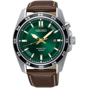 Seiko Orologio Analogico Automatico Uomo con Cinturino in Pelle SKA791P1