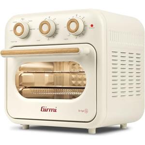 Girmi FG28 Ecofrit 14 L Friggitrice ad Aria e Forno Multifunzione, 1300W, 14 Litri, Maxi Ventola, 230 °C, 5 Funzioni, Luce Interna, Ricettario e Accessori Inclusi