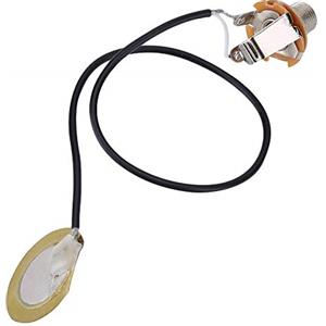 Asyduey Accessorio Pickup Jack Piezo-Elettrico per Amplificatore Precablato per Trasduttore di Chitarra Acustica