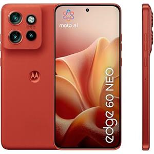 Motorola edge 60 neo con Moto AI (8/256GB, Tripla camera 50MP+13MP+10MP, selfie 32MP, Display 6.36 Super HD 120Hz, MediaTek Dimensity 7400, 5000mAh, TurboPower 68W, Android 15), PANTONE Poinciana