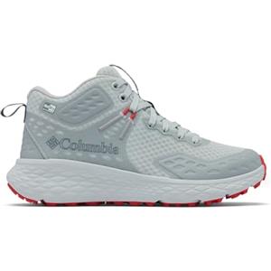 Columbia Konos TRS Outdry MidMid Rise - Scarponi da Trekking ed Escursionismo, da Donna, Grigio Ice Poppy Rosso, 40 EU
