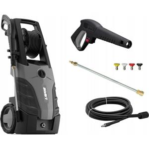 LAVOR SHADOW 26, idropulitrice a pressione, 2600 W, con motore a induzione, pressione 170/255 bar, in alluminio, ruote grandi, ASS, 4 ugelli, FAST TOOL Lavor - professionale, pulizia perfetta per auto