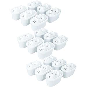 vhbw 18x Filtro dell'acqua compatibile con Philips AWP2936WH/10, AWP2936BLT/10, AWP2935WHT/10, AWP2935WH/10, AWP2935GNT/10 caraffa filtrante