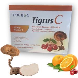 ALIBOOSTER Lignosus Tiger Milk + Ciliegia delle Barbados Acerola + Arancia + Baobab - Ideale mix zuppe, frullati e dolci