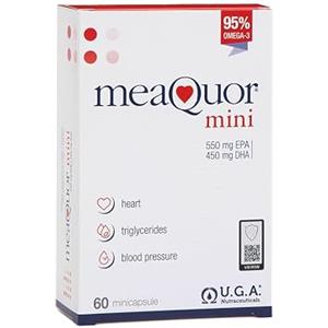 Meaquor Mini Omega-3 EPA DHA 95% - Senza Retrogusto - 60 Capsule