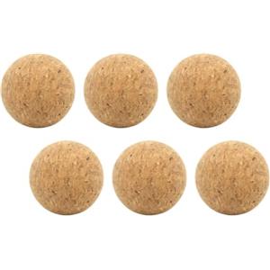 FACULX Palline da biliardino, in sughero naturale, in legno massello | Ricambio per calcio balilla, a basso rumore e per giochi indoor