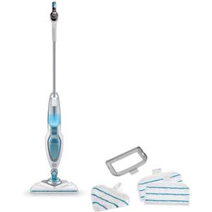BLACK+DECKER FSM1630-QS Lavapavimenti a vapore STEAM-MOP Deluxe con Minitesta Triangolare Lift&Reach, 1600 W, Serbatoio 460ml