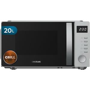 Cecotec Microonde Digitale Proclean 5005 Silver. 700W, 20L, Tecnologia 3DWave, 5 Livelli di Potenza, Timer 30 Minuti, Scongelamento, Schermo con Orologio, i Tuoi Piatti Caldi Subito Pronti all'Istante