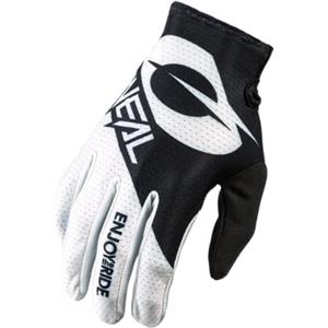 O'NEAL | Guanti Moto & Motocross | MX MTB DH FR Downhill Freeride | Materiali durevoli e flessibili, parte superiore della mano ventilata | Guanto Matrix | Adulto | Nero Bianco | Taglia XL