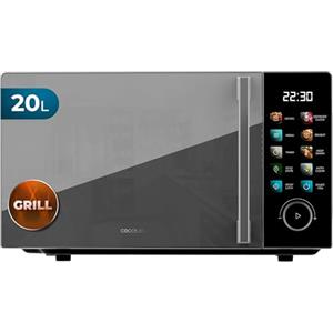 Cecotec Forno a Microonde con Grill 20L 8 Programmi Proclean 6130 Black
