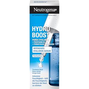 Neutrogena Hydro Boost Hyaluronic Concentrate, cura del viso con 2 forme di acido ialuronico, provitamina B5 e tecnologia prebiotica, fornisce un'idratazione intensiva - 15 ml