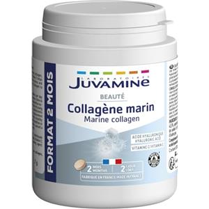 JUVAMINE Collagene marino tipo I + Acido ialuronico, Vitamina C, 2 mesi