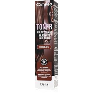 Cameleo - Toner Colorante per Capelli Cioccolato, Toner Lavabile Senza Ammoniaca, Ravviva il Colore e Dona Lucentezza, Con Olio di Marula e Acido Lattico, Fino a 8 Lavaggi, 100 ml
